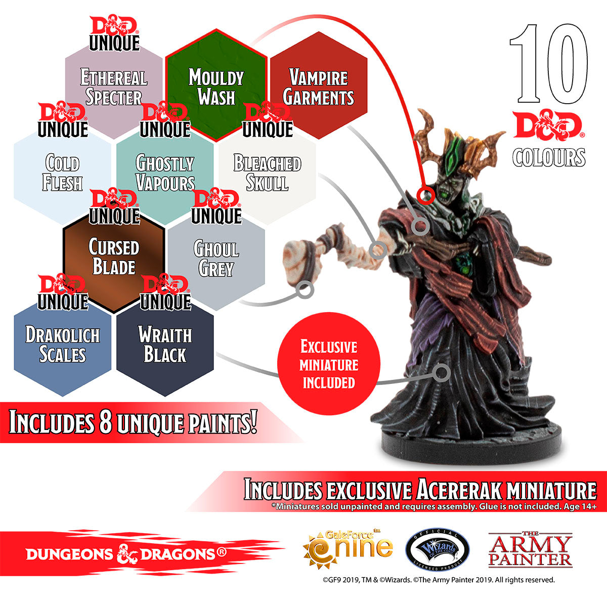 D&D: Nolzur's Marvelous Pigments - Undead Paint Set