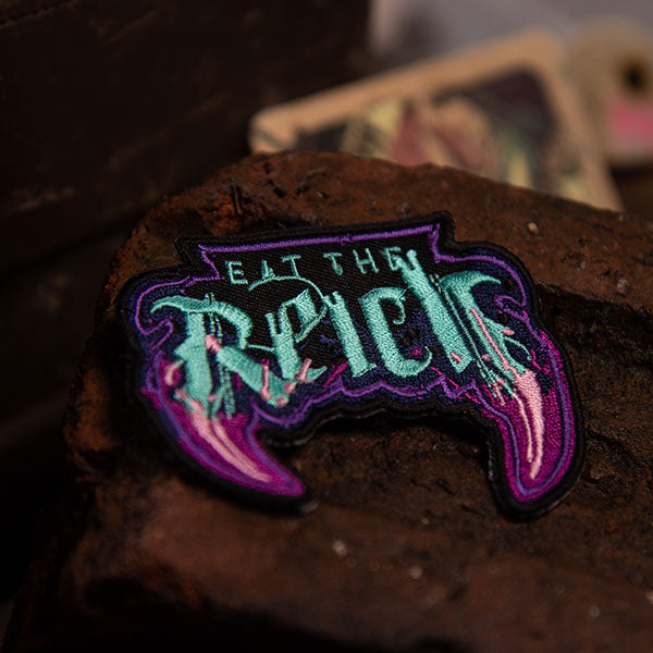 Image of Eat the Reich: Cloth Patch 3. This accessory for an RPG by Rowan, Rook & Decard is available at indie online boardgames and card games retailer Kaioss Games