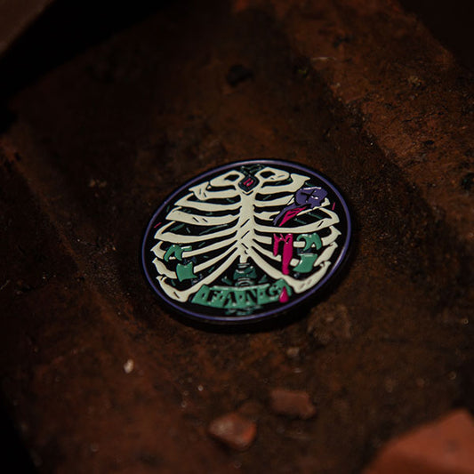Image of Eat the Reich: F.A.N.G Challenge Coin. This accessory for an RPG by Rowan, Rook & Decard is available at indie online boardgames and card games retailer Kaioss Games