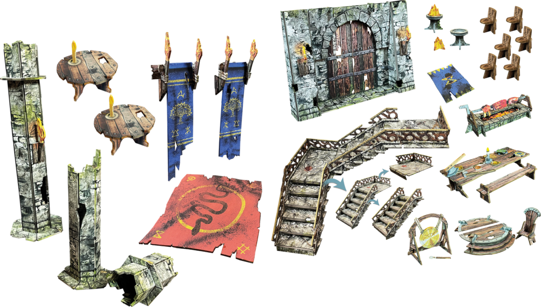 Battle Systems Dungeon Terrain: Great Hall of Khaarastad