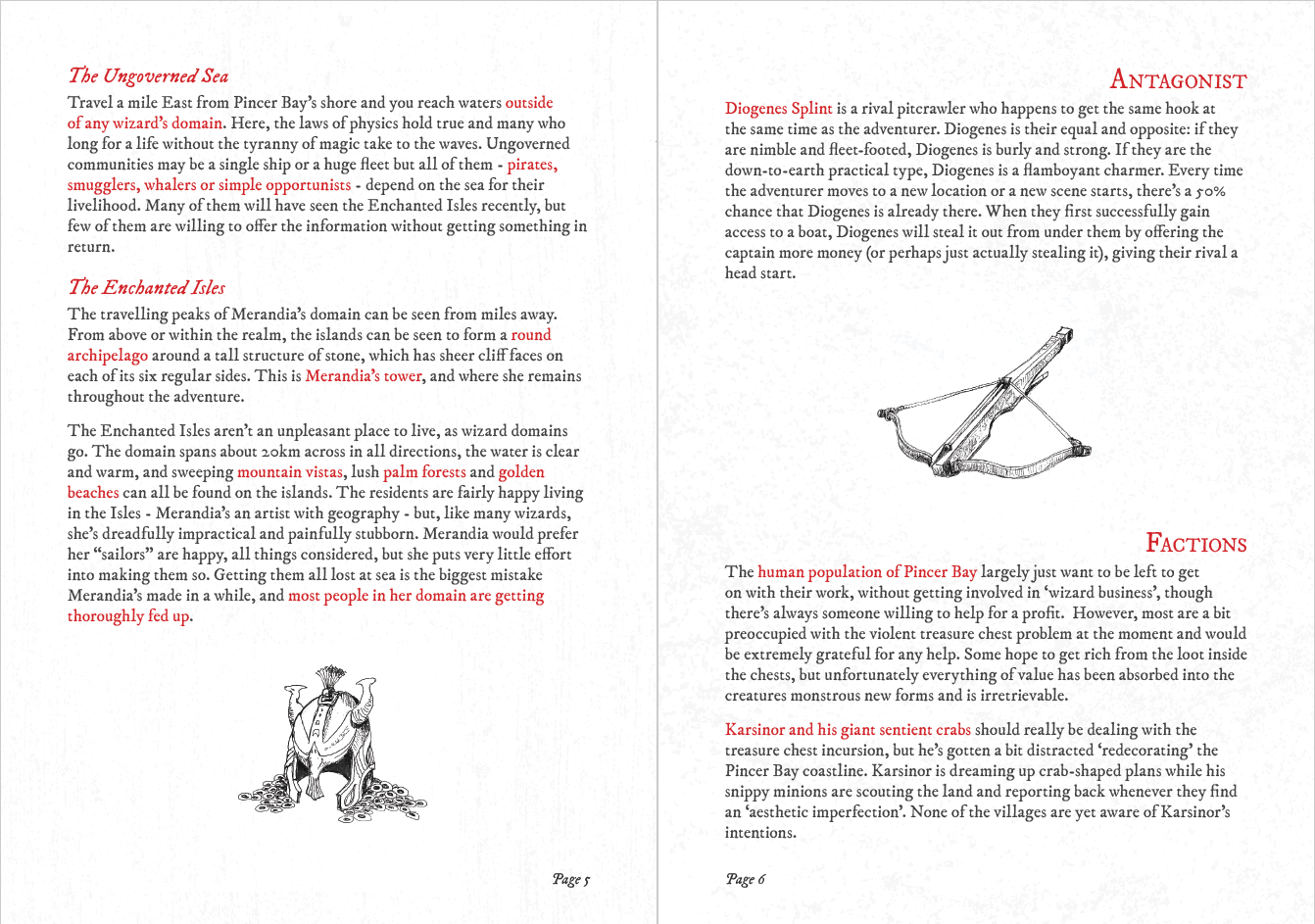 Pitcrawler Module: 01 Hunt for the Enchanted Isles