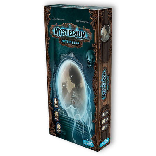 Image of Mysterium: Secrets & Lies Expansion game box. This game Libellud is available at indie online boardgames and card games retailer Kaioss Games