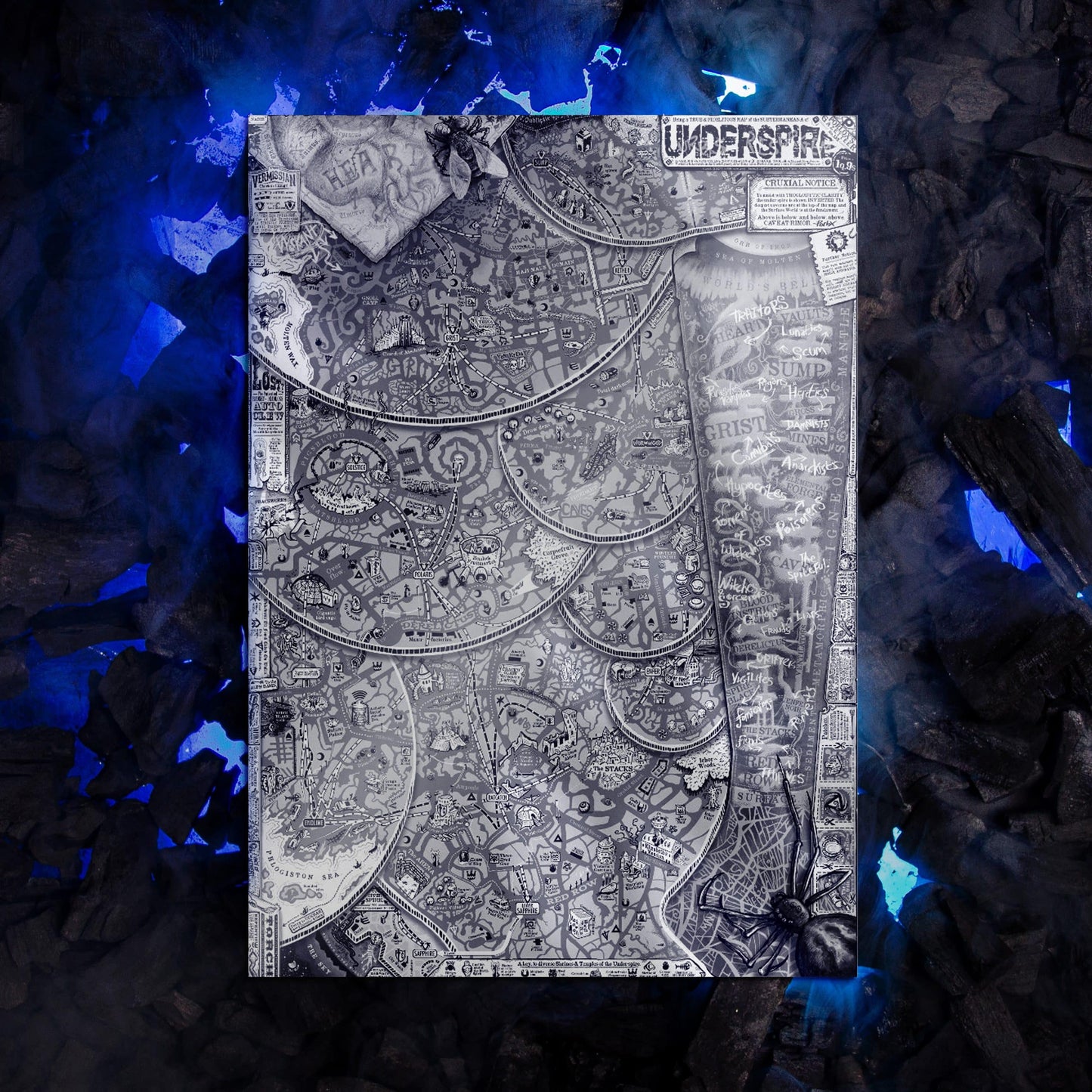 Spire: Underspire Map Print