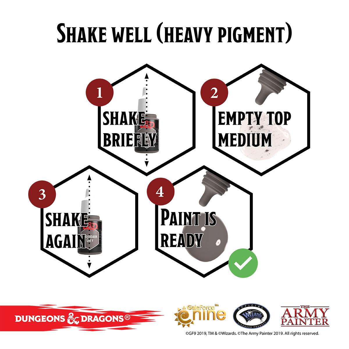 D&D: Nolzur's Marvelous Pigments - Underdark Paint Set