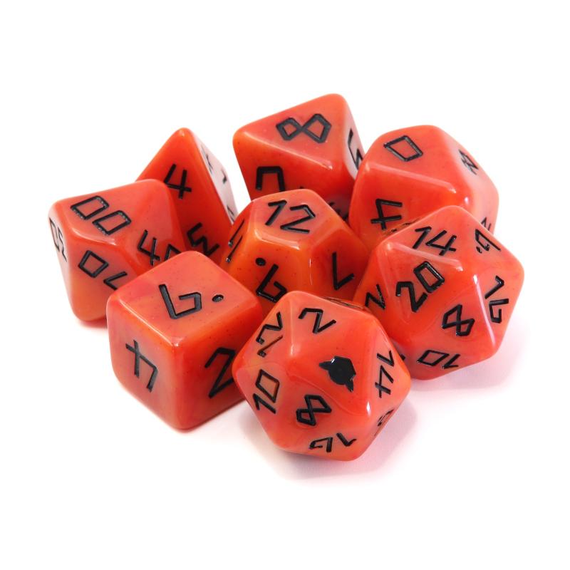 Image of Dice Goblin: The Fiendish (RPG Set) dice. Available at indie online board games and card games retailer Kaioss Games