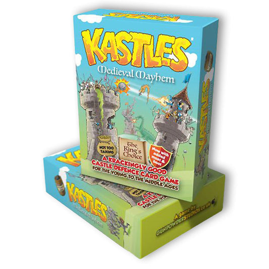 Image of Kastles game box front. This game by Gunpowder Studios is available at indie online boardgames and card games retailer Kaioss Games