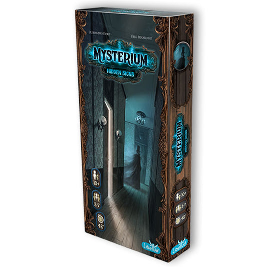 Image of Mysterium: Hidden Signs Expansion game box. This game Libellud is available at indie online boardgames and card games retailer Kaioss Games
